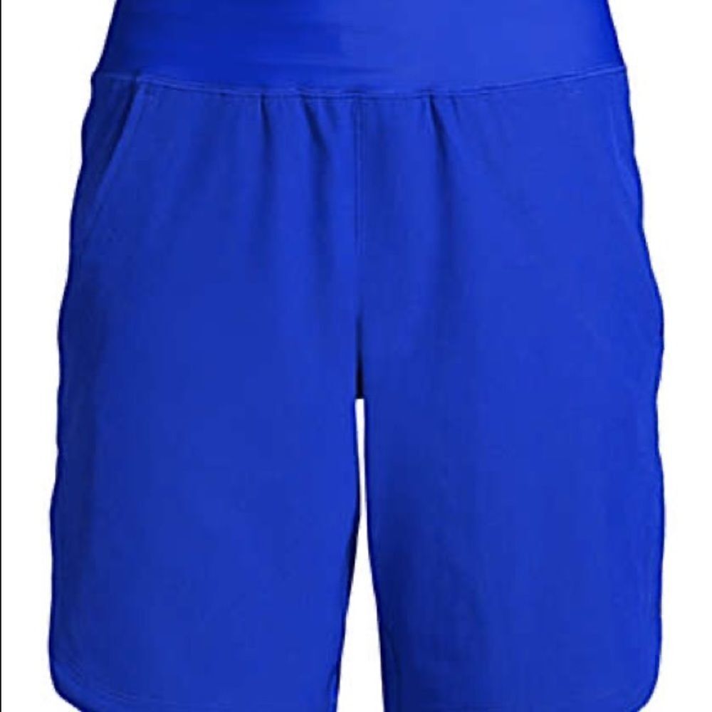 Land’s End Plus Size swim bottoms electric blue Various Size 3" 5" 9" 11" inseam